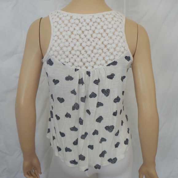 Robin's Nest Maternity Top Heart Print Tank Size M - Picture 6 of 8